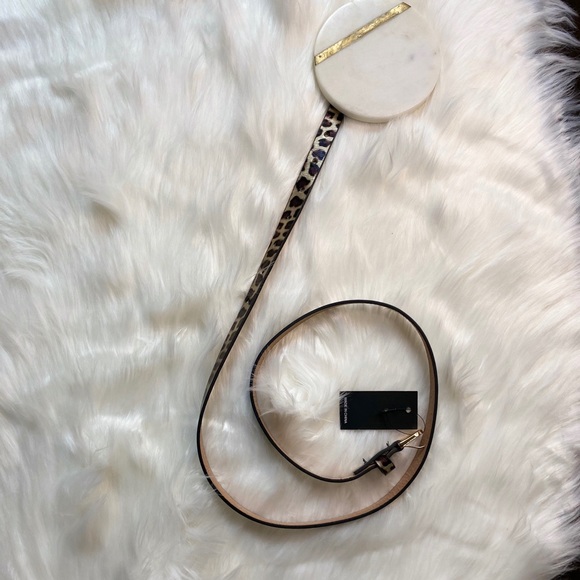 Cheetah Print Skinny Belt Shein - Picture 4 of 5